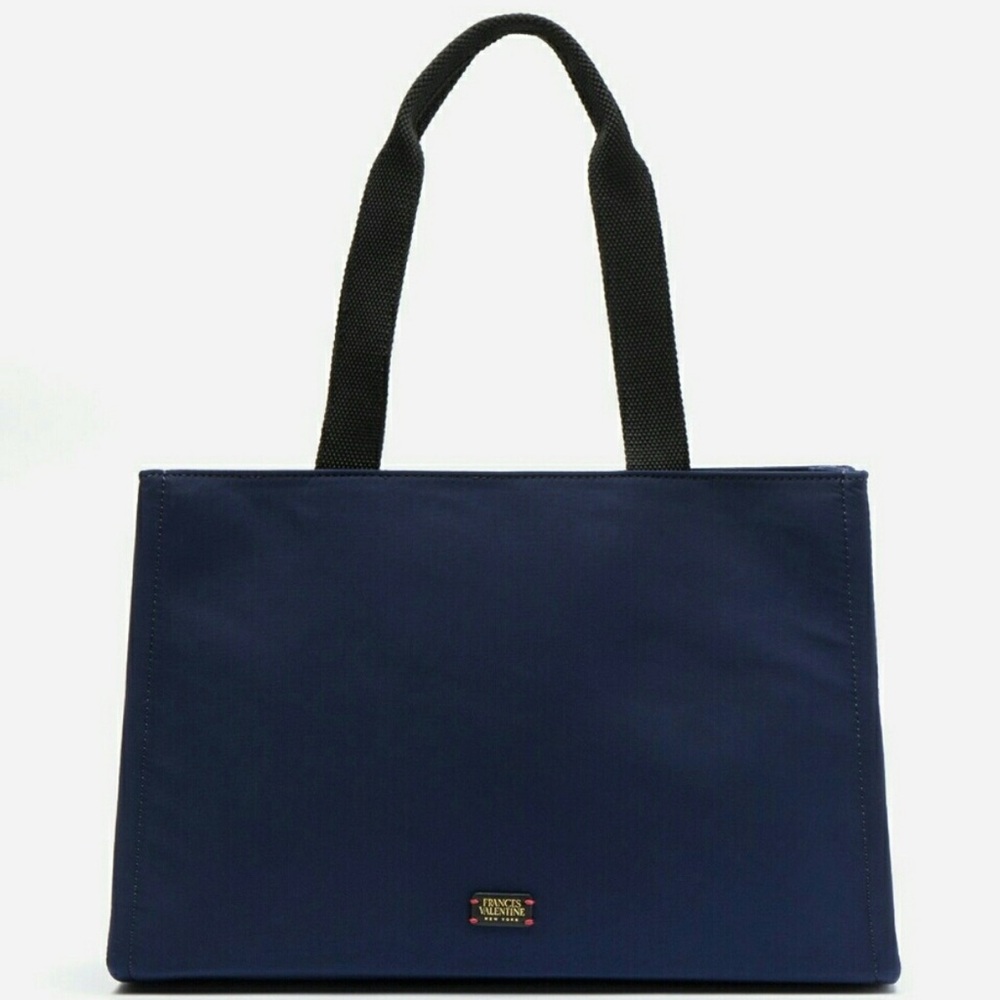 Frances Valentine Navy Blue Tote Bag